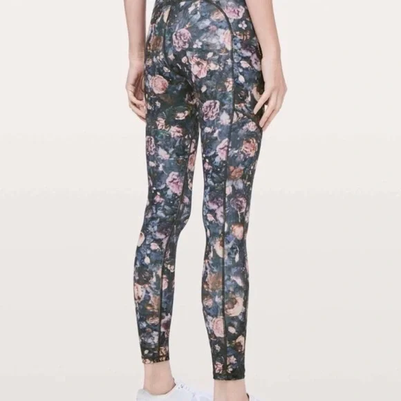 Lululemon Speed Up Tight Leggings Frosted Rose Multi Sz 6 - Picture 2 of 10